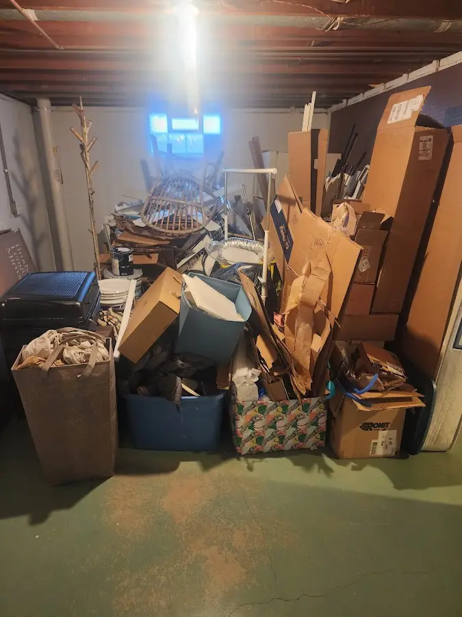 Roll-off dumpster container at job site for Yard Waste Dumpster Rental in San Marcos